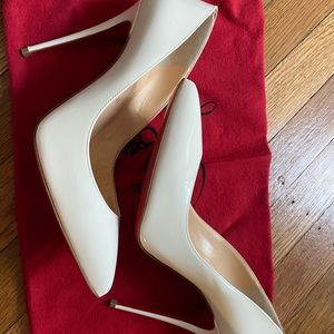 Christian Louboutin white heels size 38 (8)